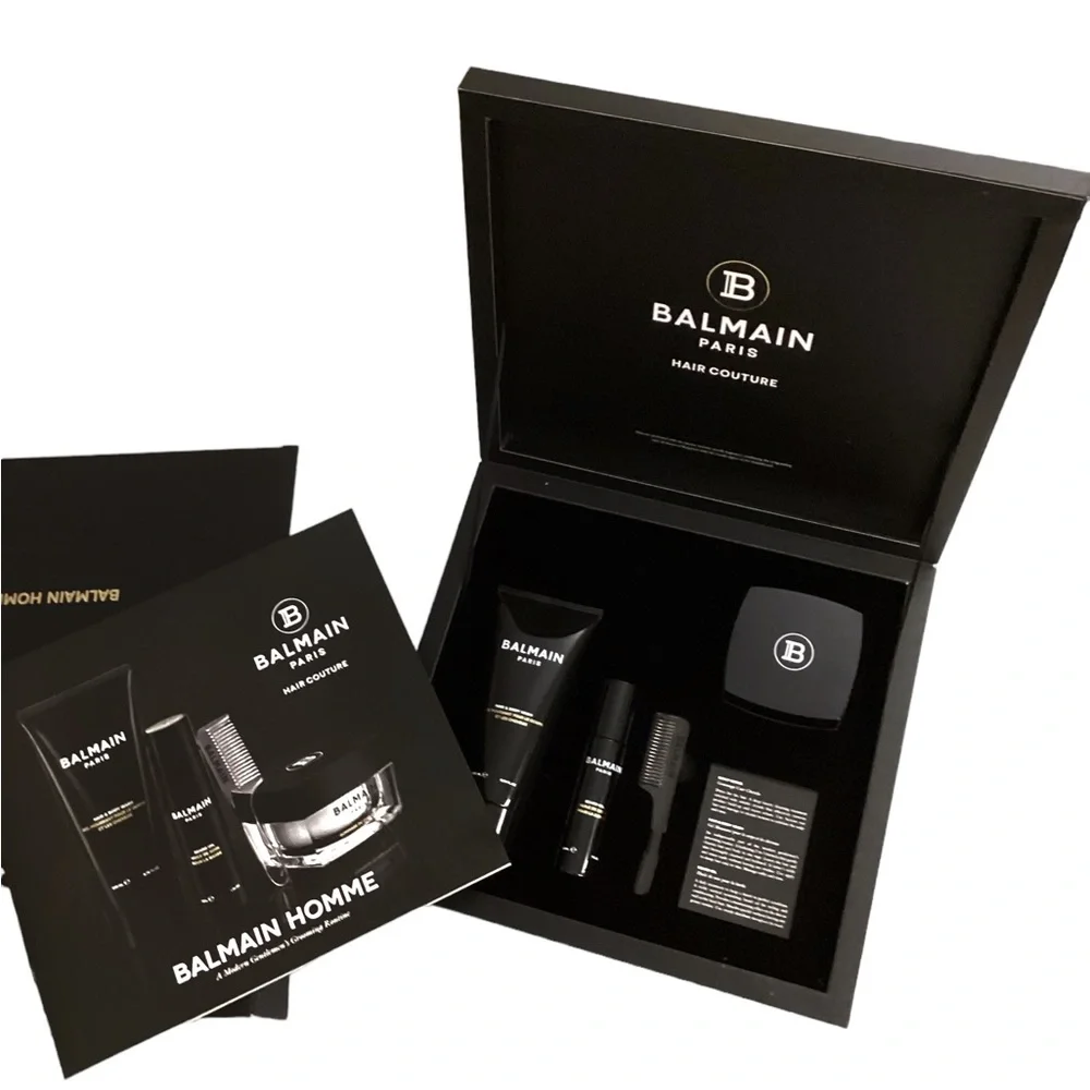 NWT Balmain Hair Standard Homme 4-Piece Set